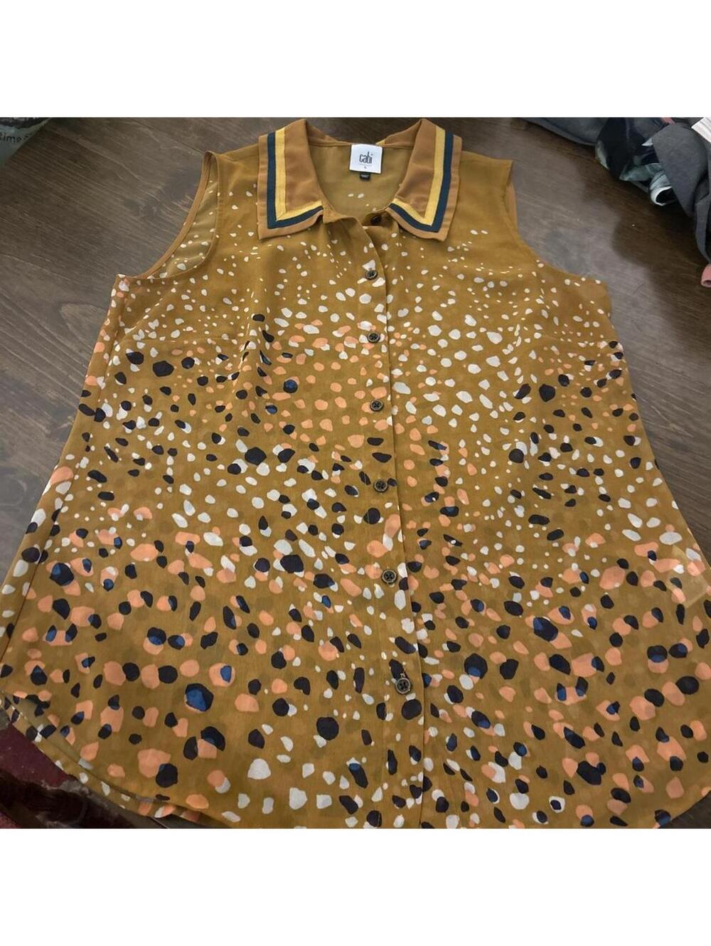 Cabi Women's Multi and Orange Blous